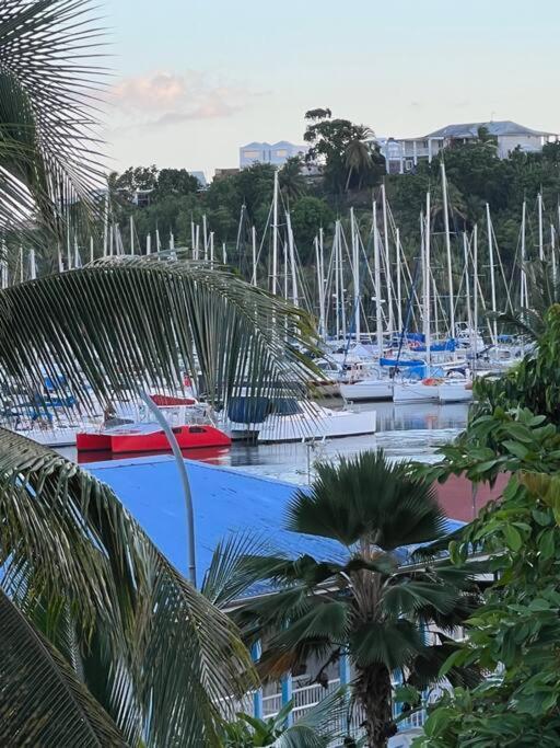 Duplex Marina Gosier- Vue Mer Et Bateaux Equipe D'Une Citerne Reliee A L'Eau De Ville 르 고지에 외부 사진